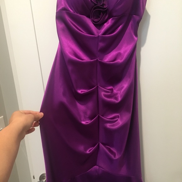 Purple Cachè Evening Gown - Picture 3 of 5